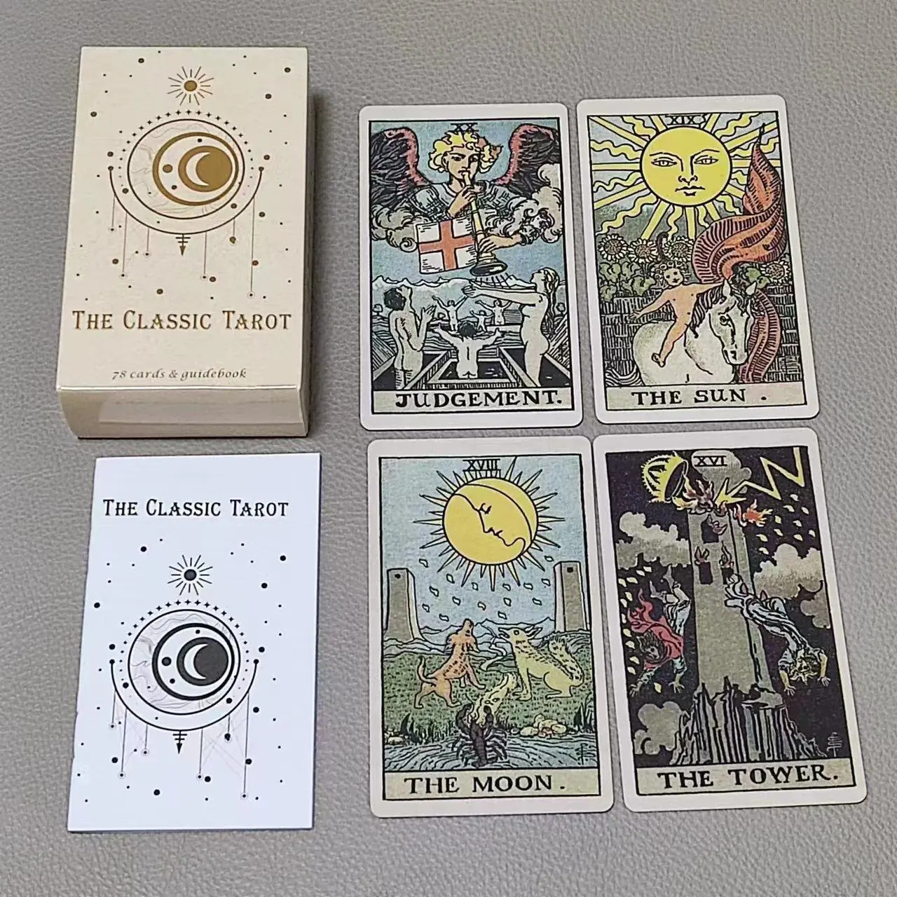 Tarot Deck With Guidebook - 10.3*6cm yeni başlayanlar için rehber kitap