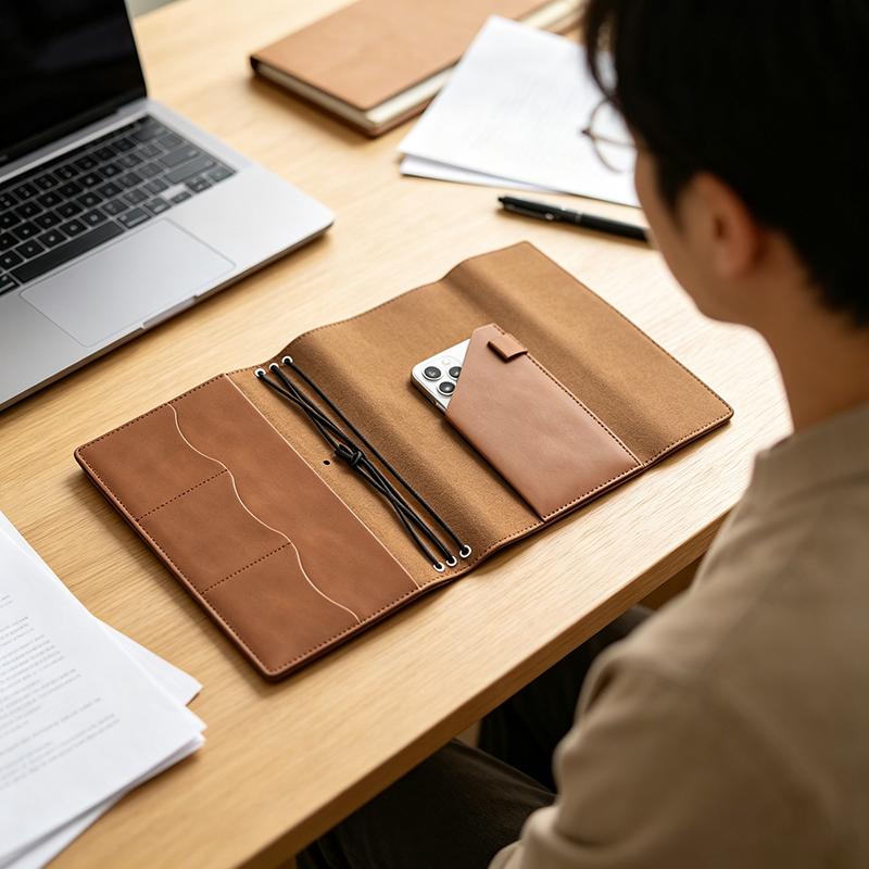 Vintage Leather Journal Notebook - (Ce14) Yeniden Doldurulabilir Defter Düzenleyici, Kompakt