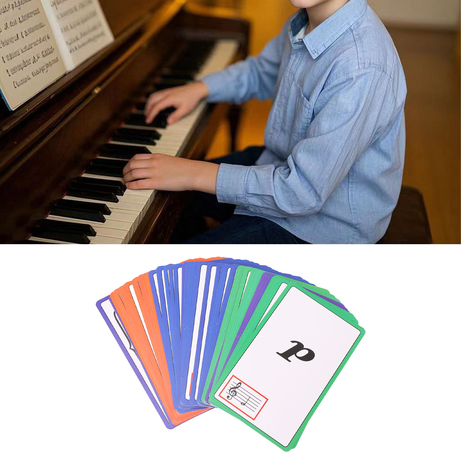 Müzik Flaş Kartları Renk Kodlu - Blank Sheet Music Notebook incelemesi ve fiyatı