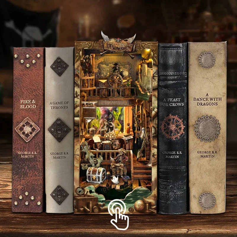 YENI DIY Ahşap Kitap Köşesi Ra - Diy Wooden Book Nook Kit Shelf Insert incelemesi ve fiyatı