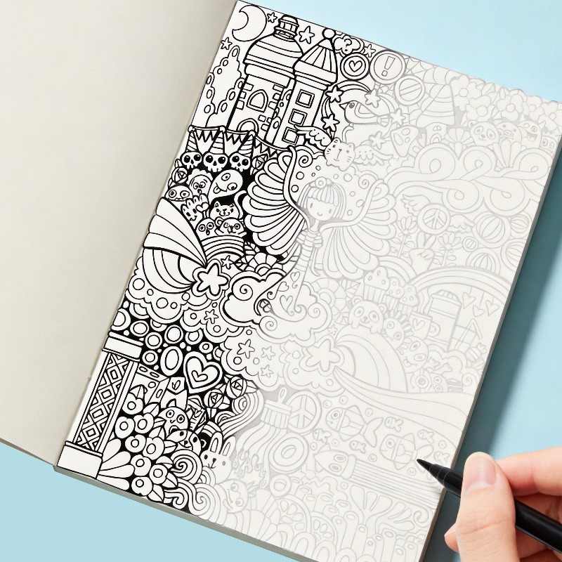 Bir Yetişkinler İçin Stres Gid - Adult Coloring Book Stress Relief incelemesi ve fiyatı